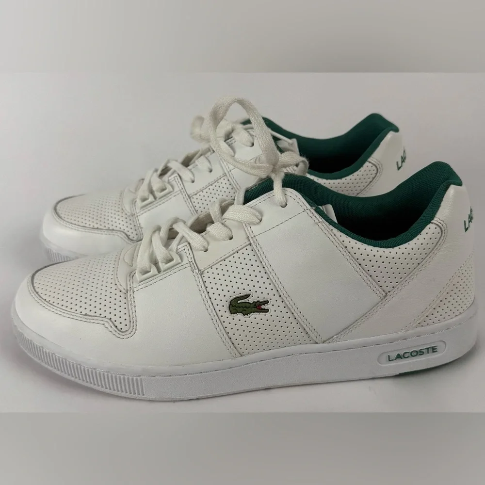 Lacoste Thrill 319 1 US SMA White Leather Sneakers Men’s Size 12